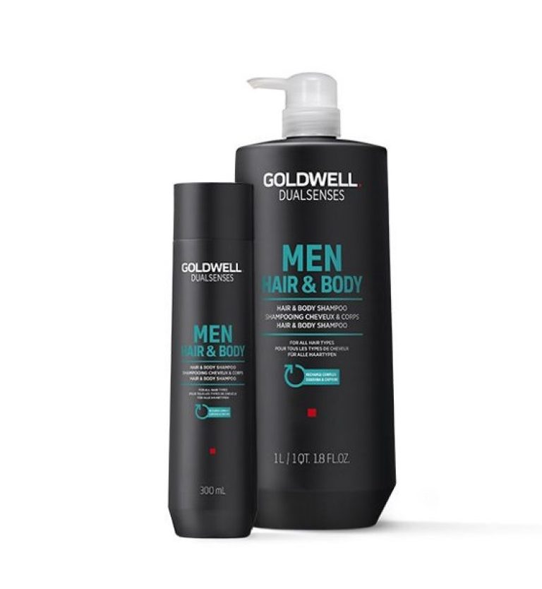 Goldwell Dualsenses for Men Hair & Body shampoo 300 ml ja 1L